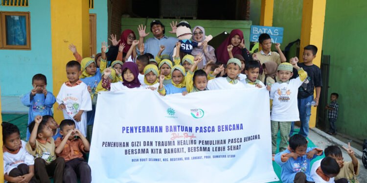 Ibu dan Anak di Besitang Diedukasi Soal Krisis Gizi, Usai Banjir Bandang