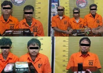 Satres Narkoba Sibolga Ungkap 4 Kasus, Sebanyak 9 Tersangka Diringkus