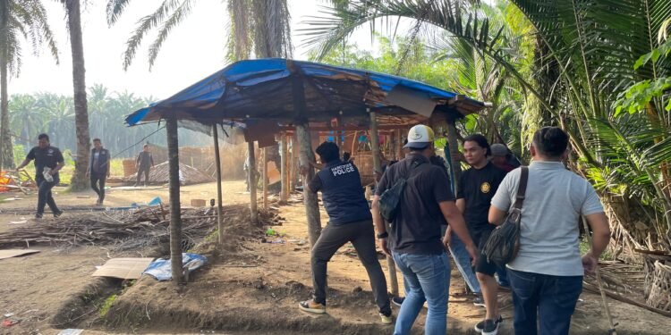 Polisi Hanya Sita 29 Mancis dan 5 Bong saat Gerebek Gubuk Narkoba di Langkat