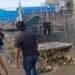 Polisi Bakar Gubuk Disekitar Titi Cp Amal Langkat, Usai Disinyalir Jadi Tempat Peredaran Narkoba
