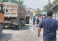 Ratusan Truk Industri dan Galian C Over Tonase Jadi Penyebab Jalan Rusak di Langkat