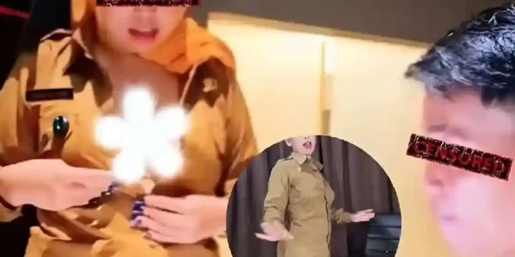 Viral Video Guru Bahasa Inggris dan Murid di Medsos: Maaf, Kancing Baju Ibu Terbuka