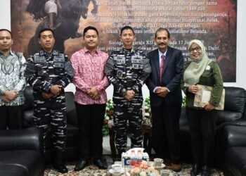 Danlanal Sibolga Terima Audiensi Sekolah Tinggi Perikanan, Bangun Kolaborasi Kemaritiman