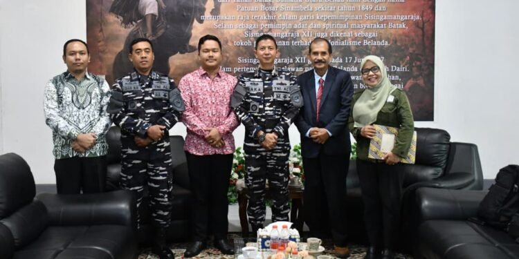 Danlanal Sibolga Terima Audiensi Sekolah Tinggi Perikanan, Bangun Kolaborasi Kemaritiman