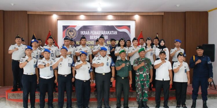 Ucapkan Ikrar Bersama, Rutan Sidikalang Tegas Sapu Bersih Benda Terlarang