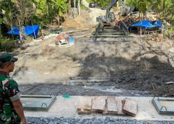 TNI AD Kebut Pembangunan Infrastruktur dan Ekonomi Warga di Kepulauan Nias