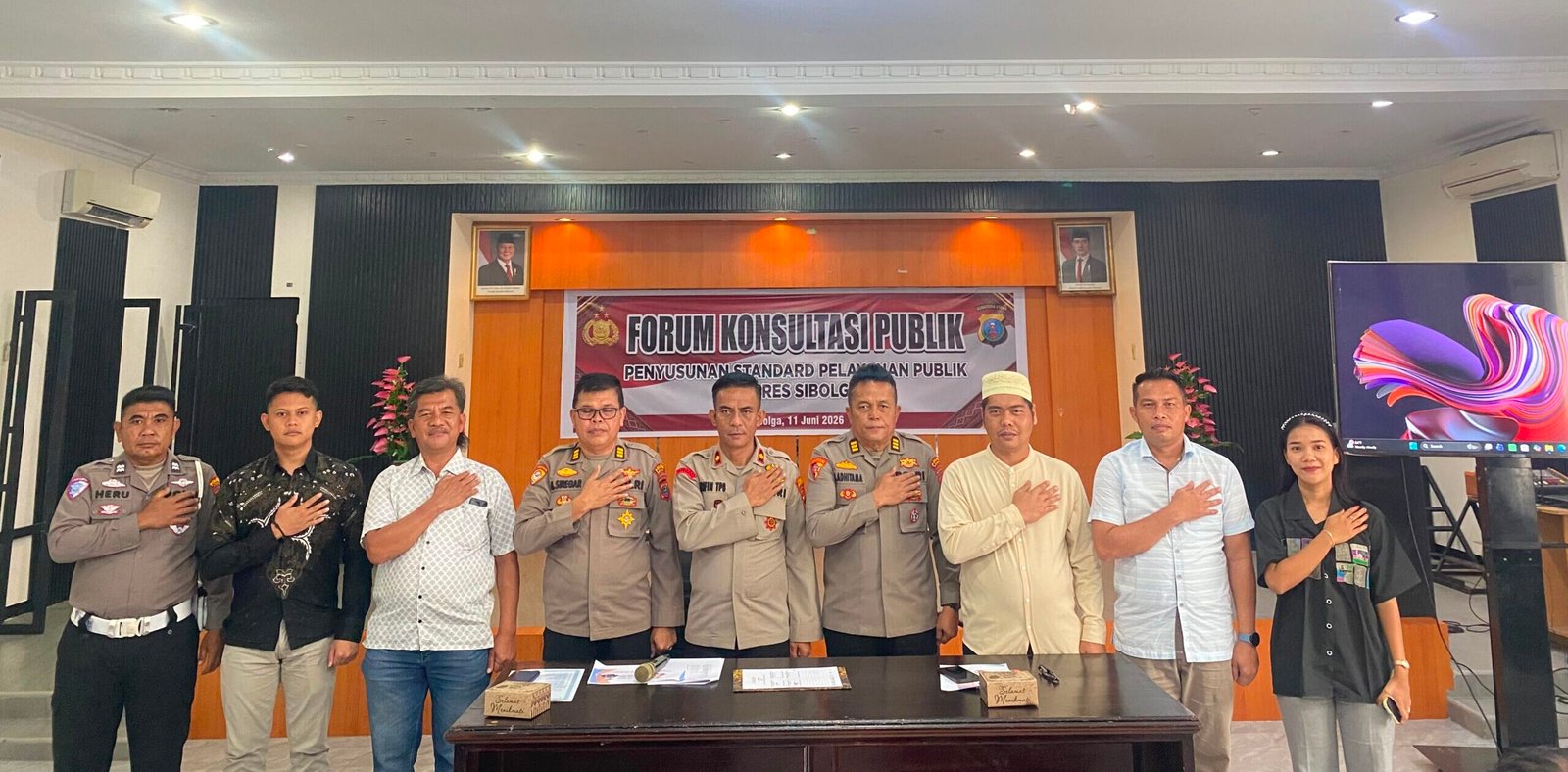 Polres Sibolga Gelar Forum Konsultasi Publik, Perkuat Sinergi dan Tingkatkan Pelayanan