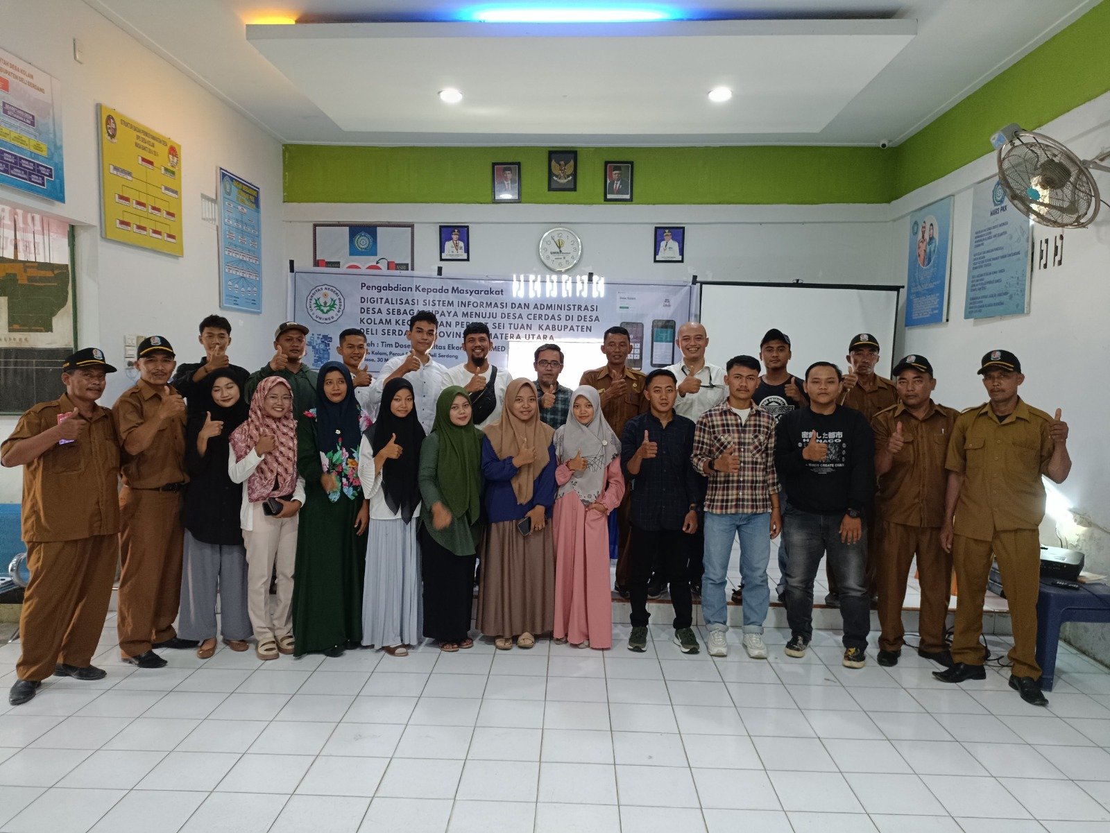 Unimed dan Pemdes Kolam Wujudkan Smart Village Melalui Digitalisasi Sistem Informasi