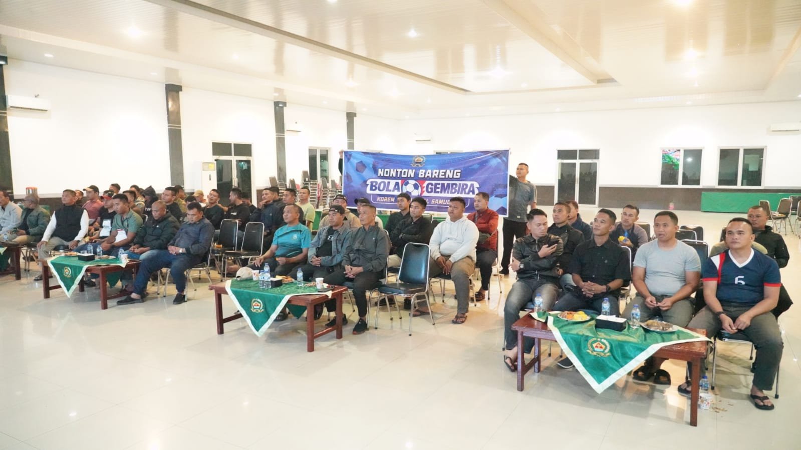 Korem 023/KS Gelar Nobar Piala Dunia Bersama Masyarakat di 3 Lokasi