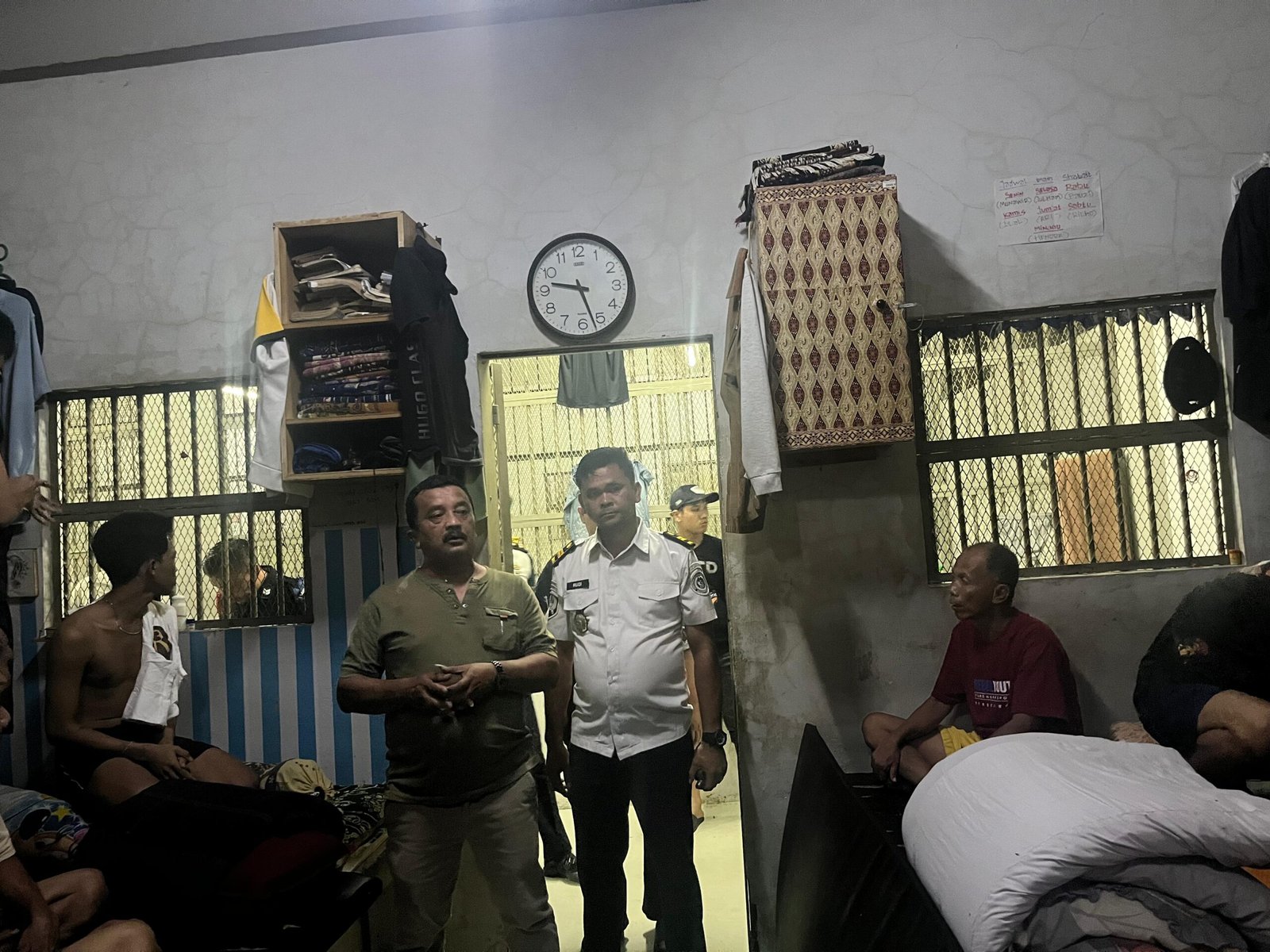 Lapas Kelas IIA Binjai Gelar Razia, Petugas Deteksi Dini dan Seser Setiap Kamar Hunian Wargabinaan