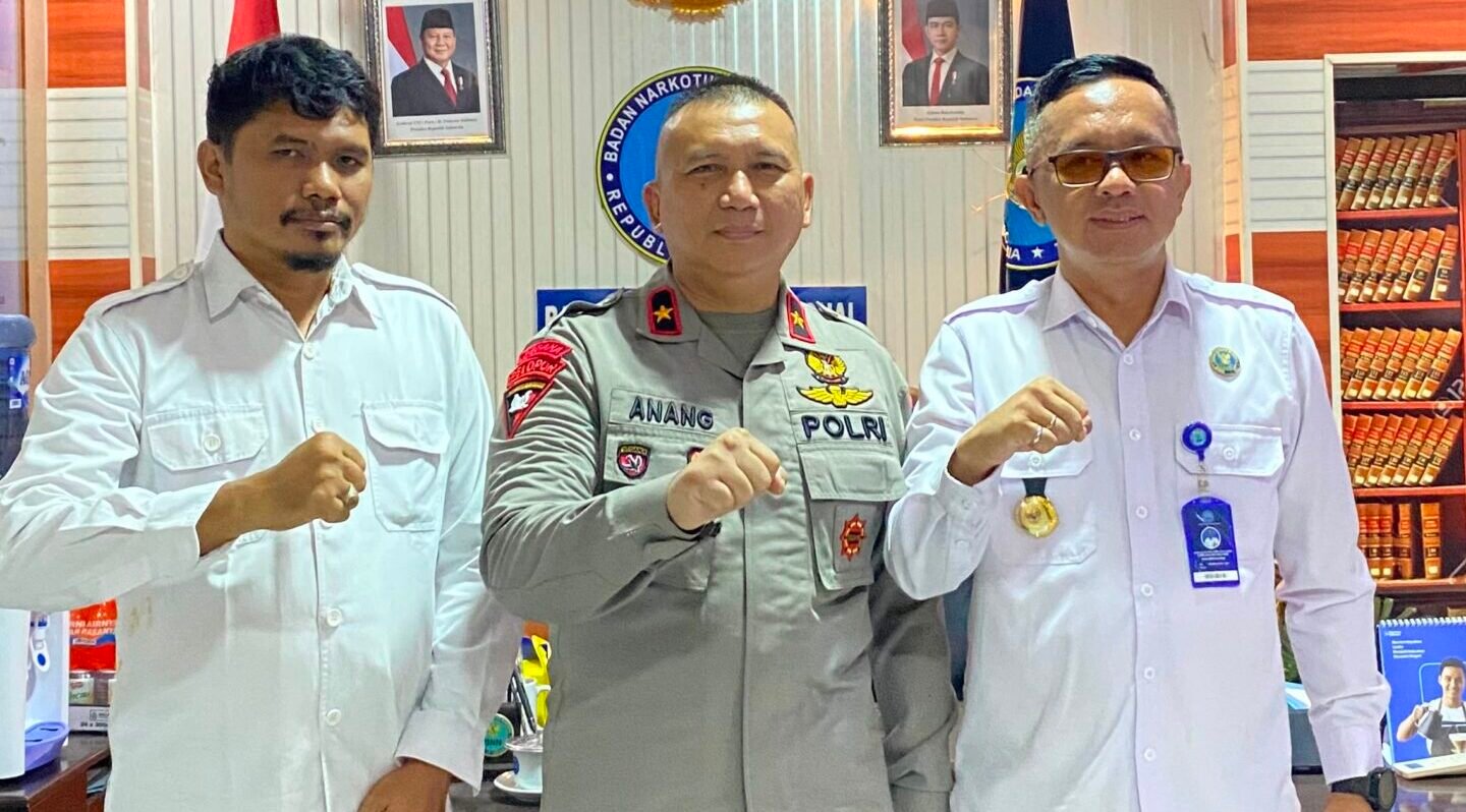 Danpas Brimob I Sumut Kunjungi BNNK Binjai, Ucok Ferry: Kami Merasa Terhormat