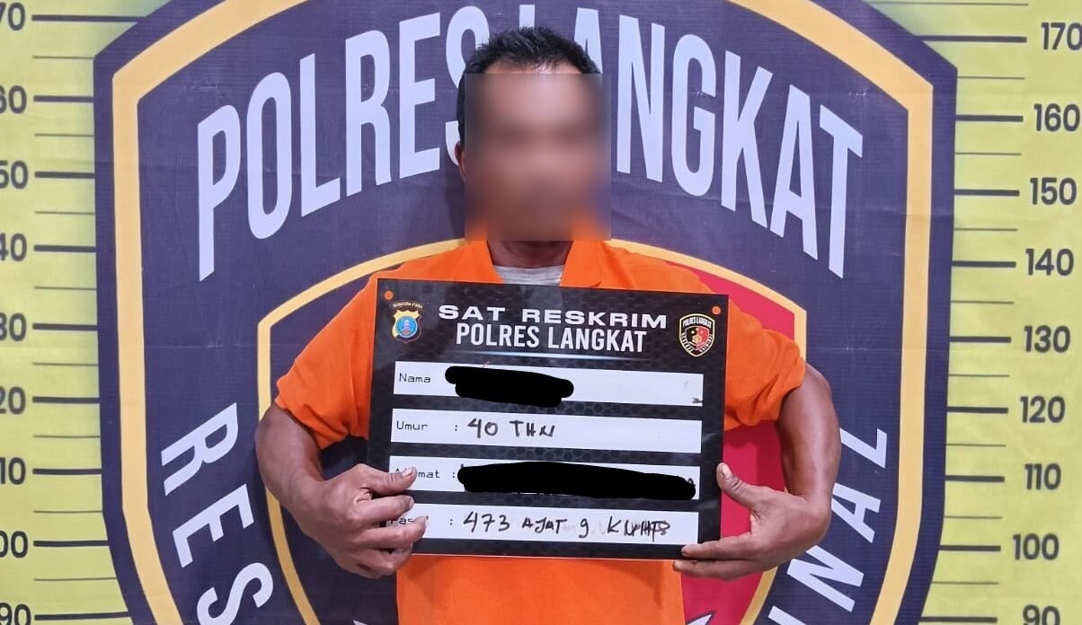 Ibu Merantau ke Malaysia, Ayah Bejat Malah Tega Cabuli Anak Kandungnya di Langkat