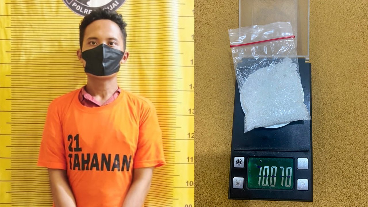 Nyamar Jadi Pembeli Bandar Narkoba di Kota Binjai Diringkus Polisi, 10,07 Gram Sabu Disita