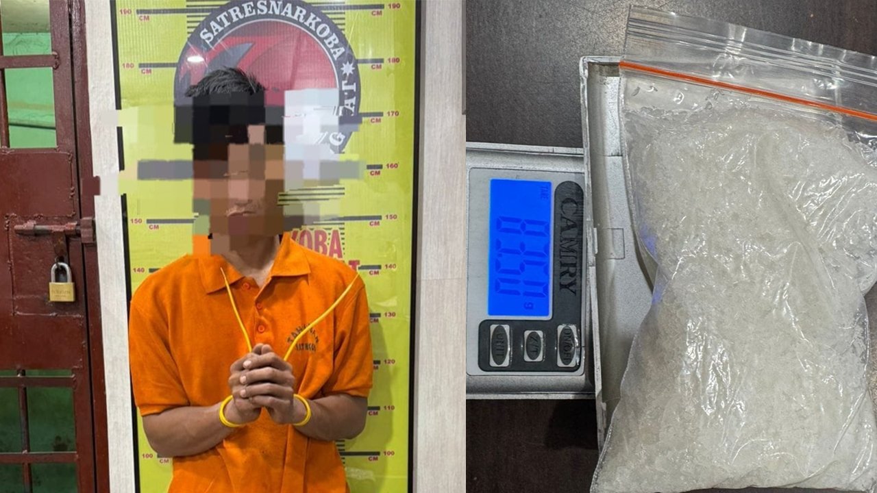 Polisi Sita 83,50 Gram Sabu Setelah Ringkus Pria di Langkat