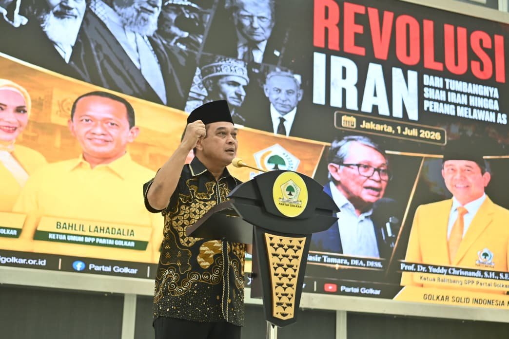 Balitbang Golkar Gelar Diskusi dan Bedah Buku Revolusi Iran Karya Dr Nasir Tamara
