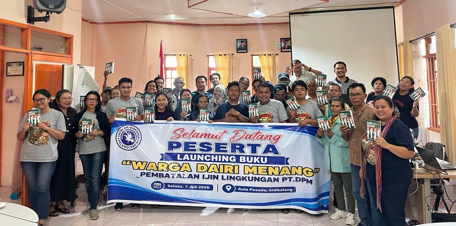 YDPK Luncurkan Buku “Dairi Menang” Dalam Melawan PT DPM