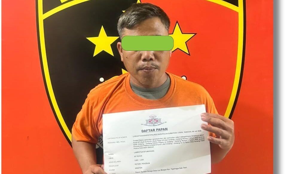 Setubuhi Gadis Semarga, Pria di Tigalingga di Ciduk Polres Dairi