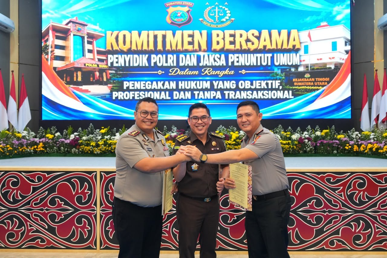 Kapolres Sibolga Hadiri Komitmen Bersama Penyidik dan Penuntut Umum