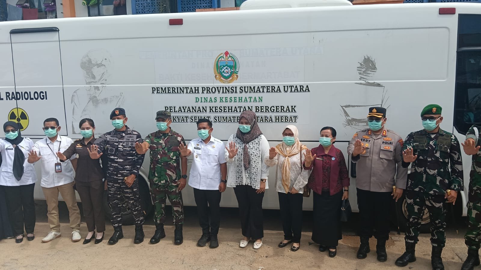 Dandim 0211/TT Tinjau Skrining TB di Rusunawa Sibolga