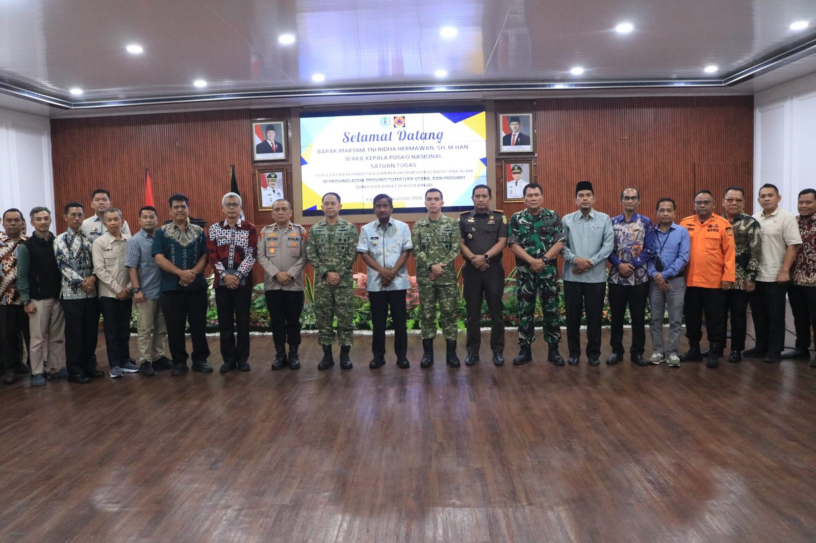 Kawal TKD Agar Tepat Sasaran, Tim Monev Bencana Sambangi Kota Binjai