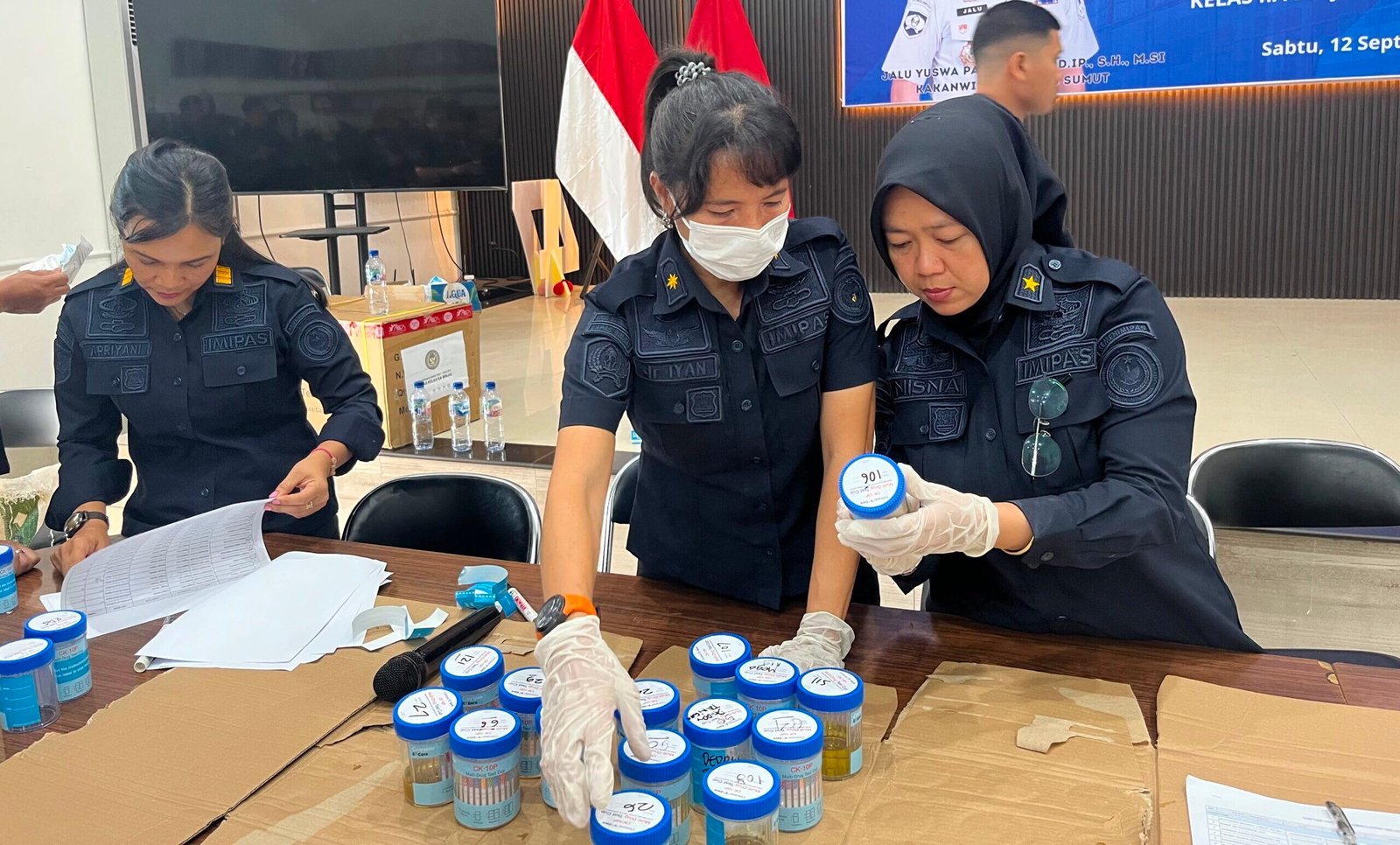 Pengawasan Internal, Seluruh Petugas Lapas Kelas IIA Binjai di Tes Urin, Ini Hasilnya