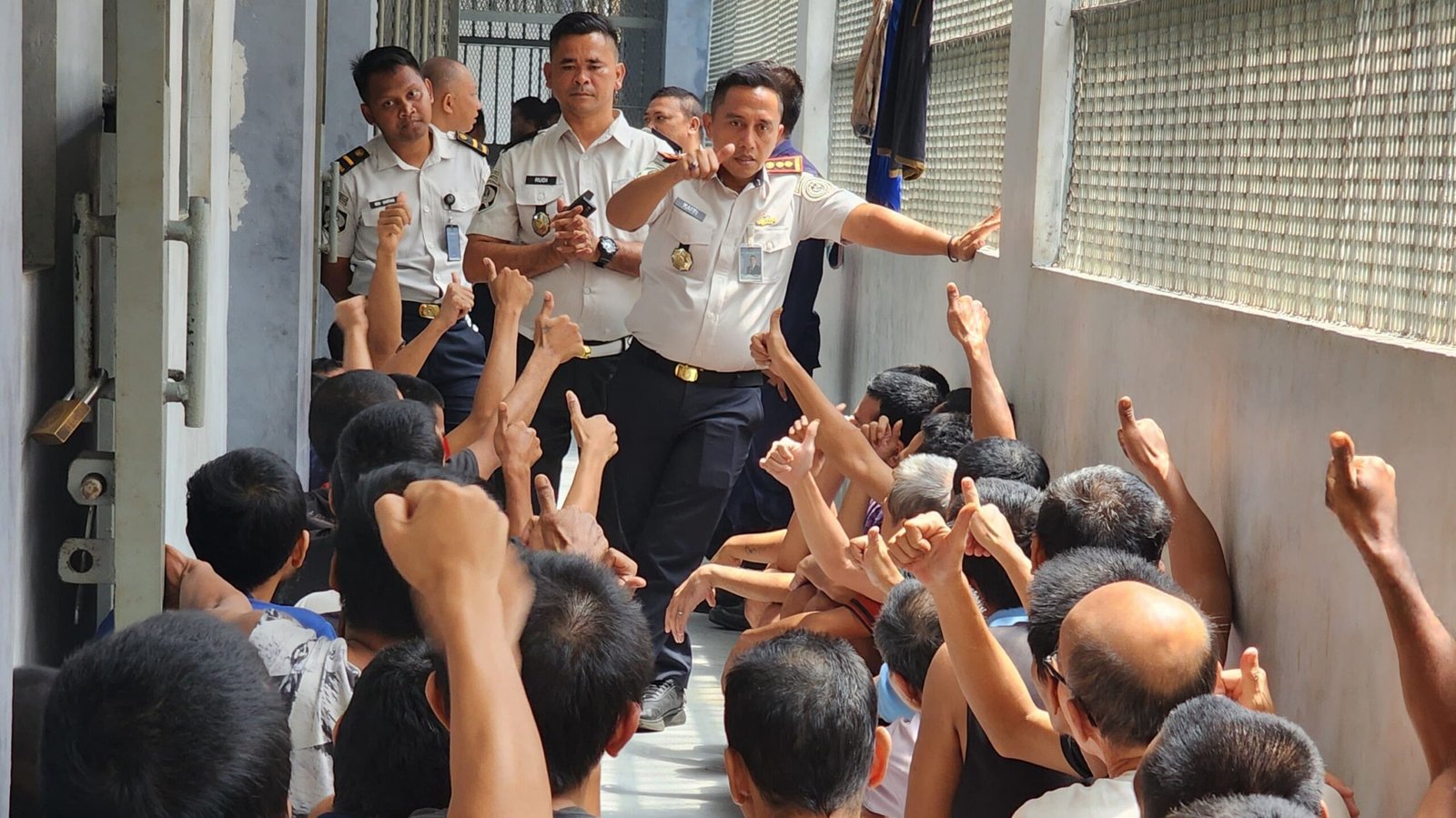 Kontrol Blok, Kalapas Binjai Perkuat Interaksi dan Komitmen dengan WBP untuk Zero Halinar