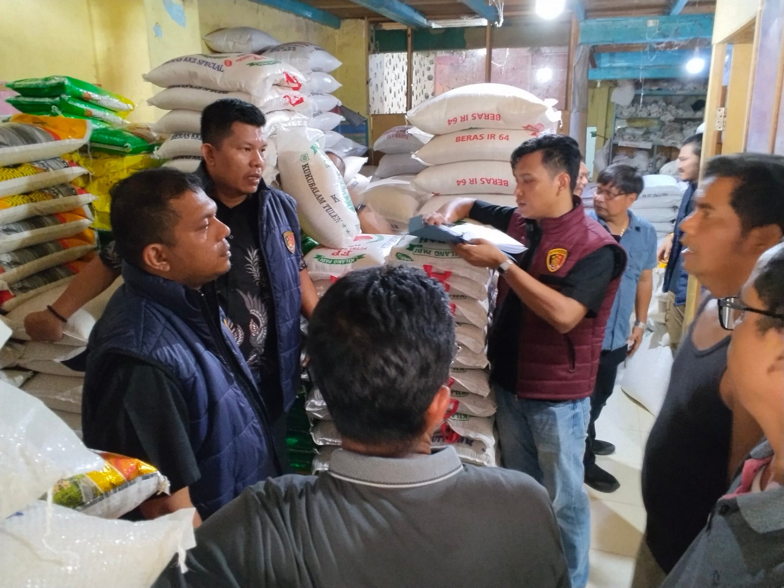 Satreskrim Polres Sibolga dan Disperindag Temukan Harga Beras di Atas HET
