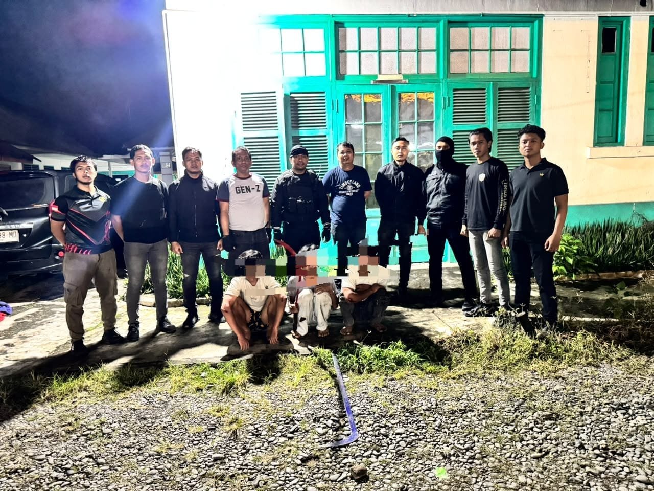 3 Remaja di Kota Binjai yang Bawa Sajam Diringkus, Sempat Tendang Motor Polisi