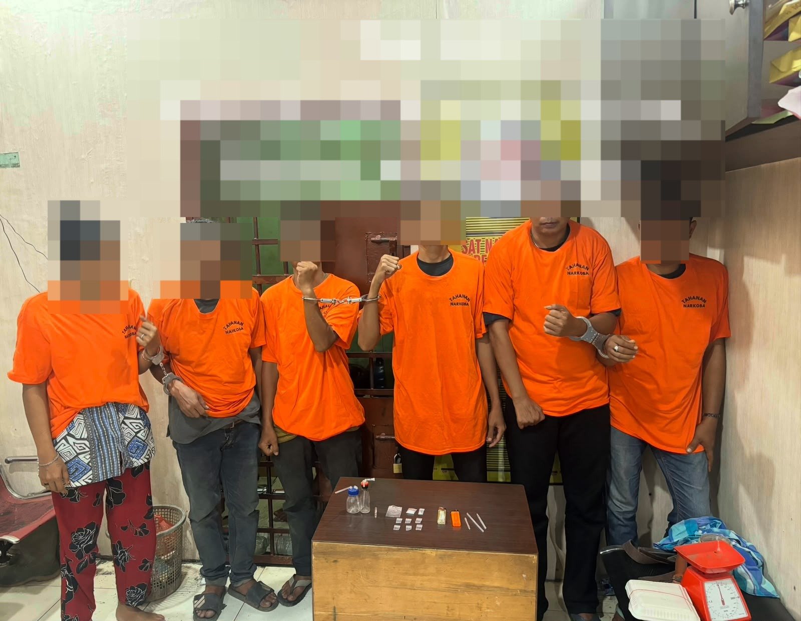 Viral di Medsos Tim Gabungan Gerebek Sarang Narkoba di Langkat, 6 Orang Diringkus