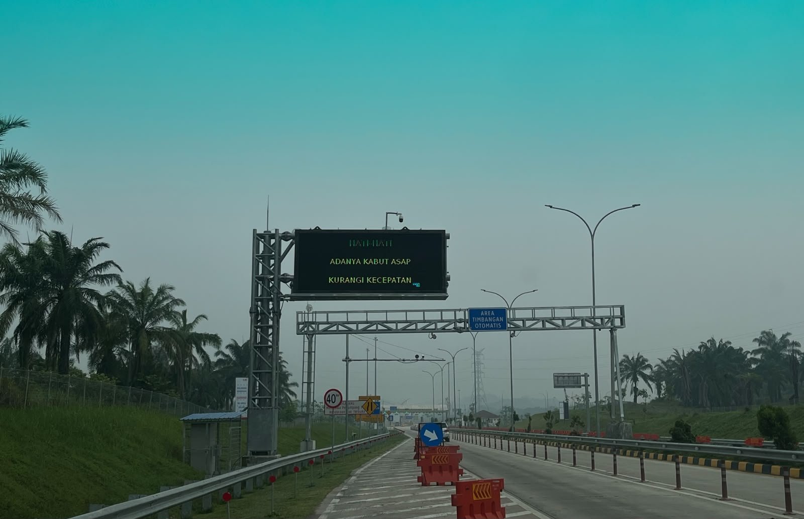 Hutama Karya Sebut Jarak Pandang Masih Relatif Terkendali di Jalan Tol Binjai-Langsa